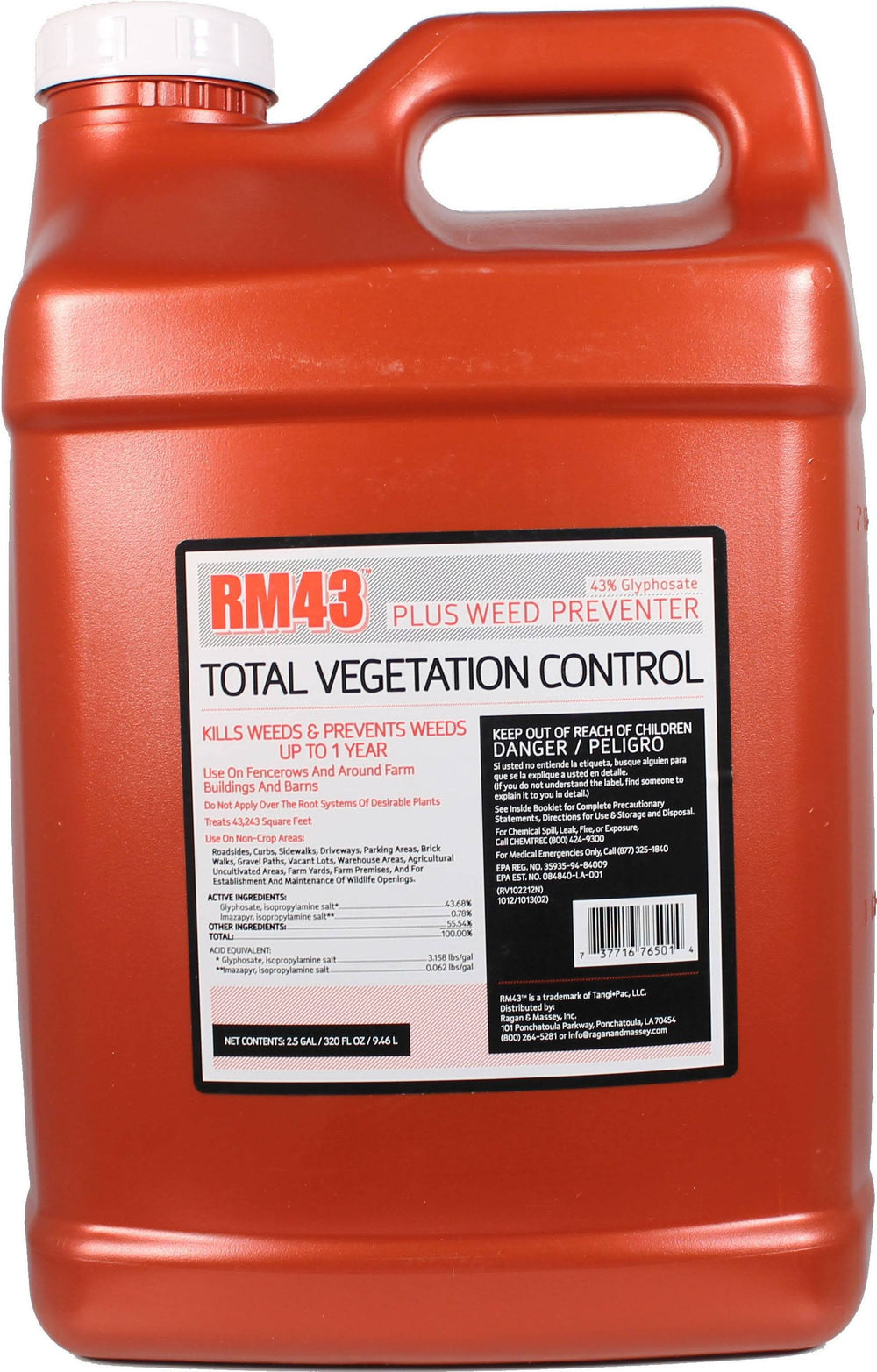 RM43 Total Vegetation Control 2.5 Gallon