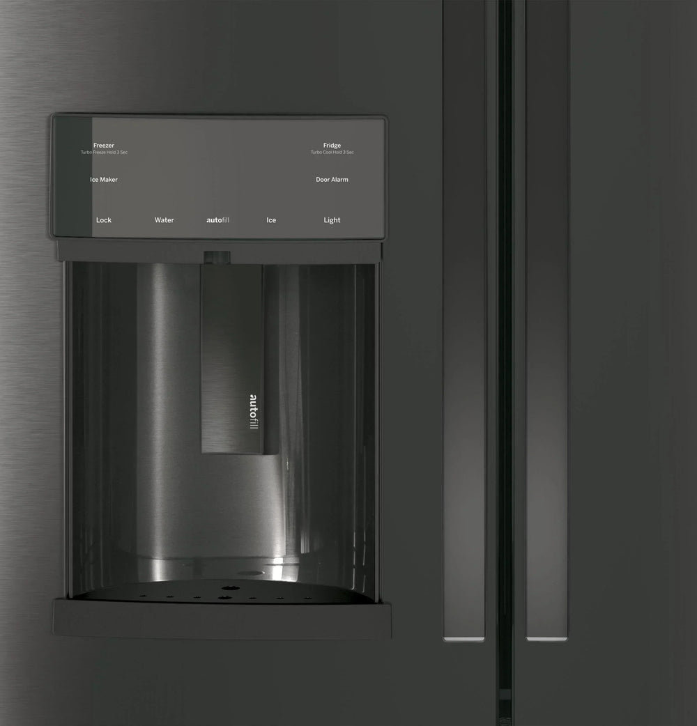Appliances PFE28KBLTS 36 Inch French Door Refrigerator Black Stainless Steel
