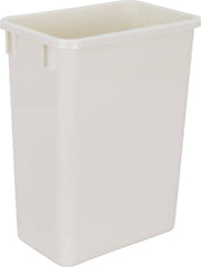 Hardware Resources CAN-35W Plastic Waste Container, White