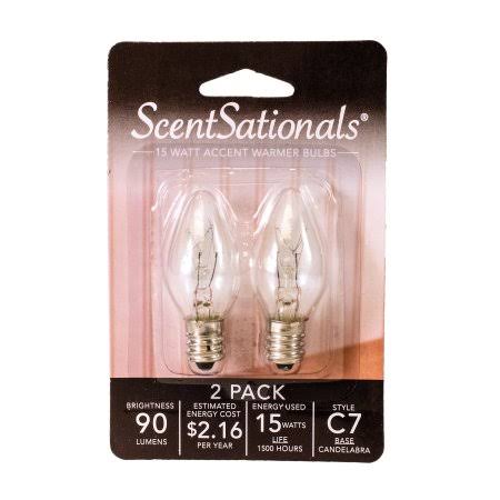 Scentsationals 15W Light Bulbs, 2pk