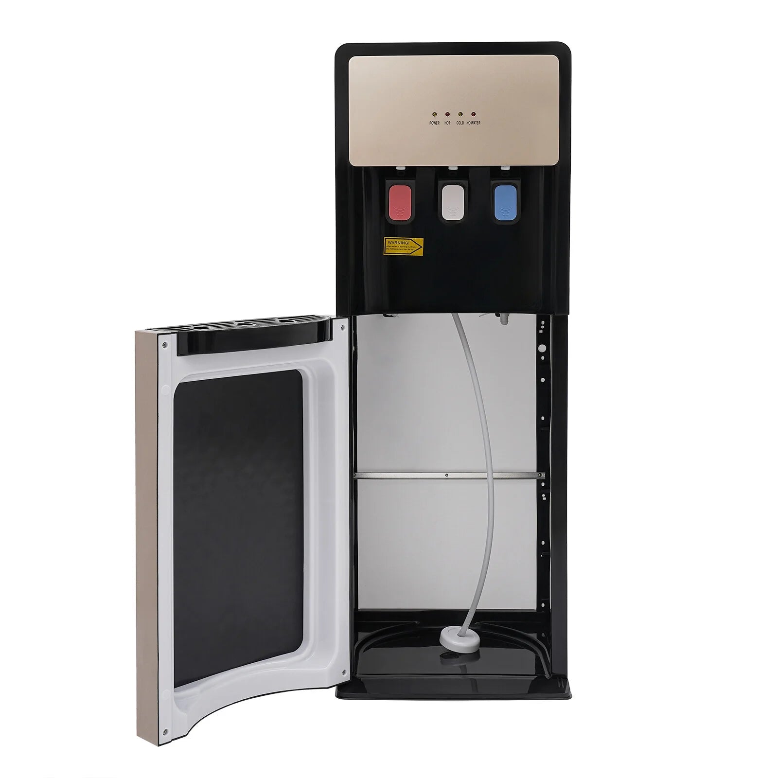 Bottom Loading Water Cooler Dispenser, 500W Floor Standing Hot & Cold Water for Home Office