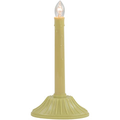 Ivory Single Light Christmas Candolier Candle Lamp - 9.5 inch